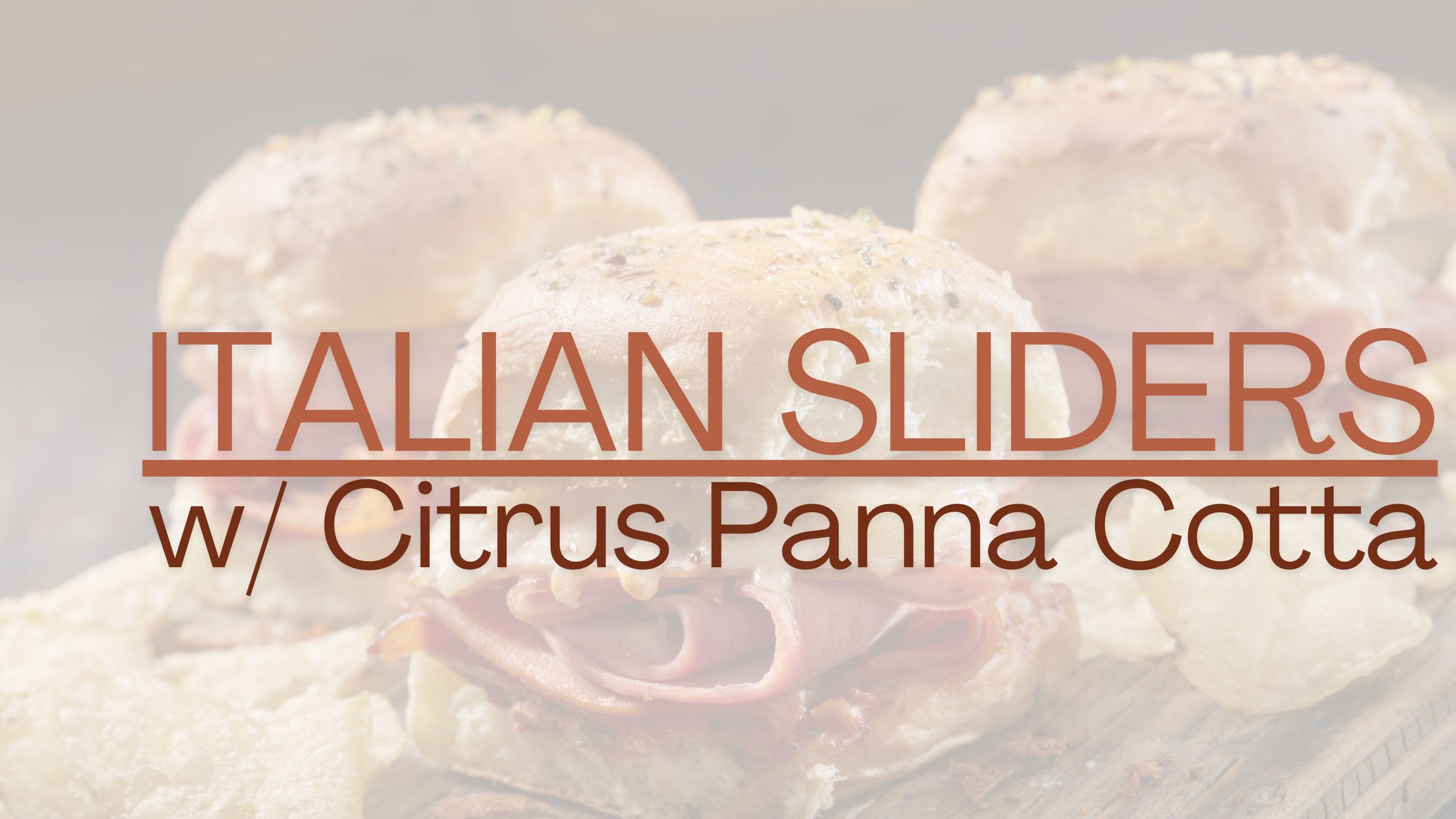 Italian Sliders